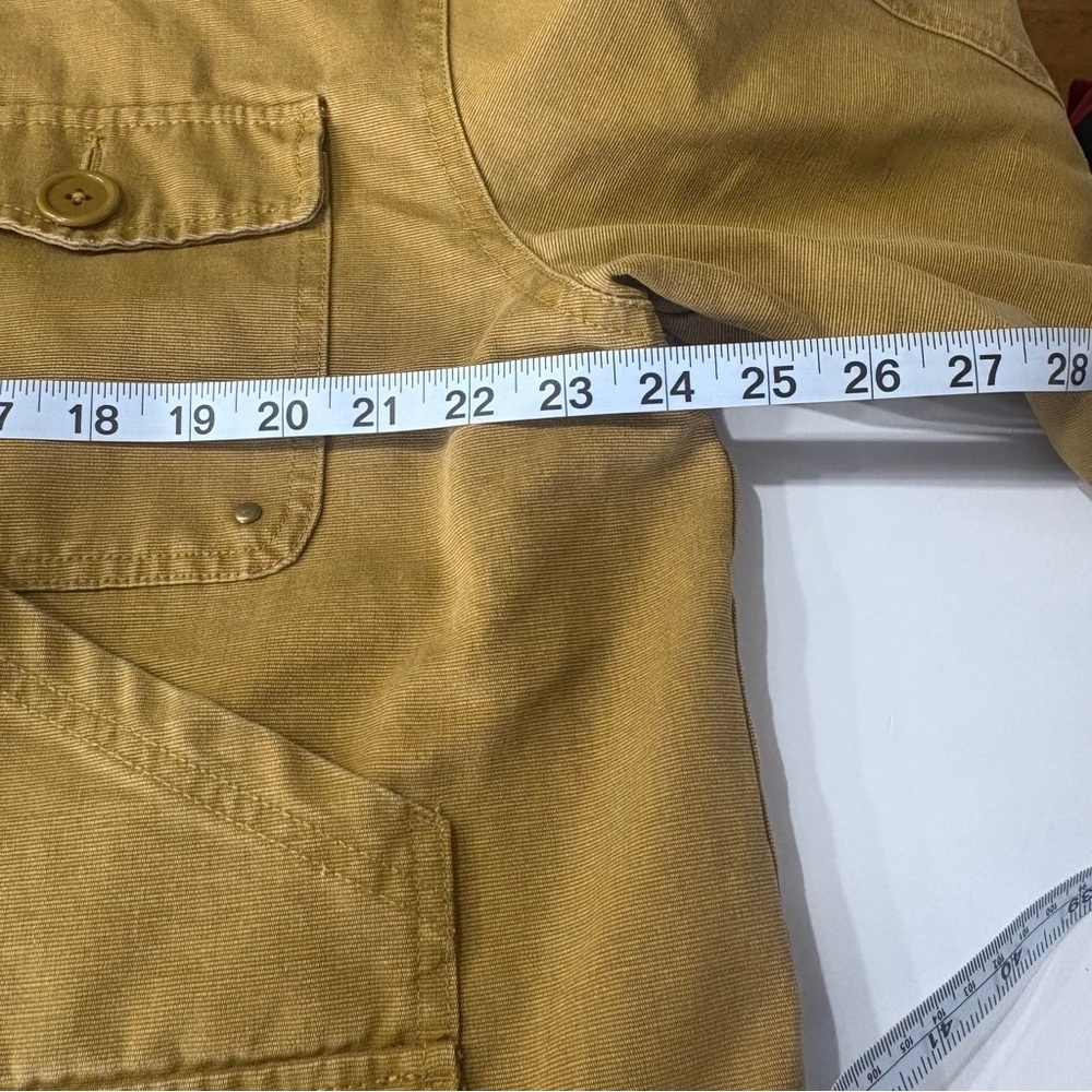 Territory Ahead Men’s Utility Field Jacket Large Mustard Leather Collar - Picture 12 of 14